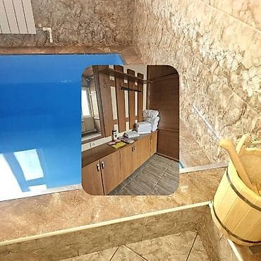 комната отдыха: Сауна с бассейном и бильярдом - Просторная парная из натурального — 3