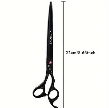 Профессиональные прямые ножницы VICMOVE 8.66"/22 см - Длина: 22 см
