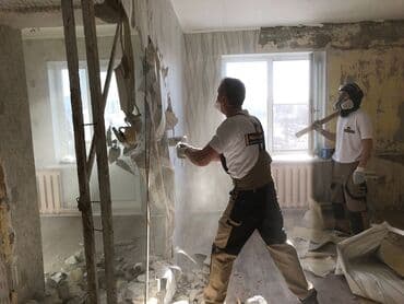 идиш жуганга жумуш: Демонтажные работы под ключ — Бишкек и область Выполним аккуратный и — 1