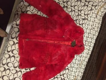 пальто детское демисезонное: Шуба детская натуральный кролик 8-9 лет. 500 сом — 1