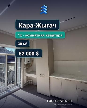 1 комната, 30 м², Кара-Жыгач ж/м Индивидуалка, 2 этаж, Евроремонт — 1