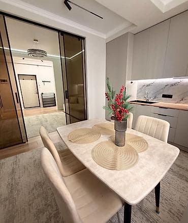 квартира тунгус: Студия, 60 м², Тунгуч мкр Элитка, 2 этаж, Дизайнерский ремонт — 6