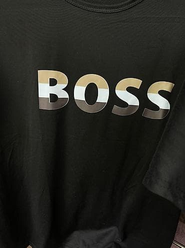 футболки boss: Мужская футболка, L, XL, 2XL, Boss, Новый, цвет - Черный — 3