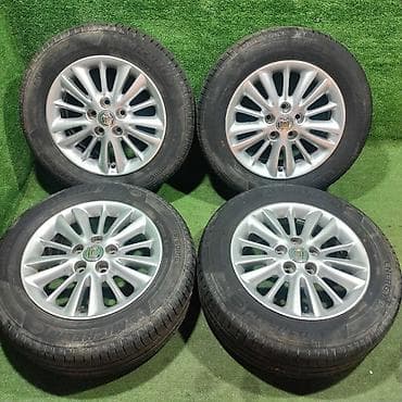 Колеса в сборе 205 / 60 / R 16, Лето, Б/у, Комплект, Легковые, Литые, отверстий - 5