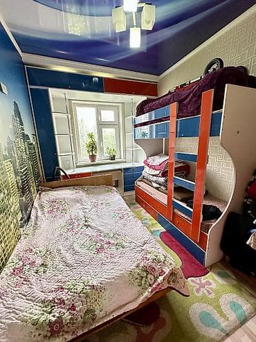 6 мкр: 3 комнаты, 63 м², 106 серия, 6 этаж, Старый ремонт — 5