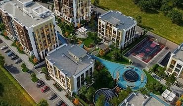 бульвар: 2 комнаты, 59 м², Орто-Сай с. Элитка, 4 этаж — 4
