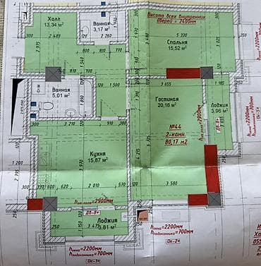 Новостройки от застройщика: Сдан, Элитка, 2 комнаты, 80 м² — 9