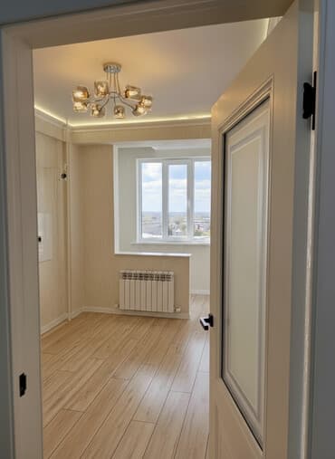 ремонт домов: 1 бөлмө, 40 кв. м, Элитка, 11 кабат, Евроремонт — 1