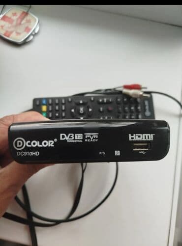 тв тюнеры mirascreen: Цифровой эфирный ресивер D-Color DC910HD Прошу. 1200 сом. - — 1
