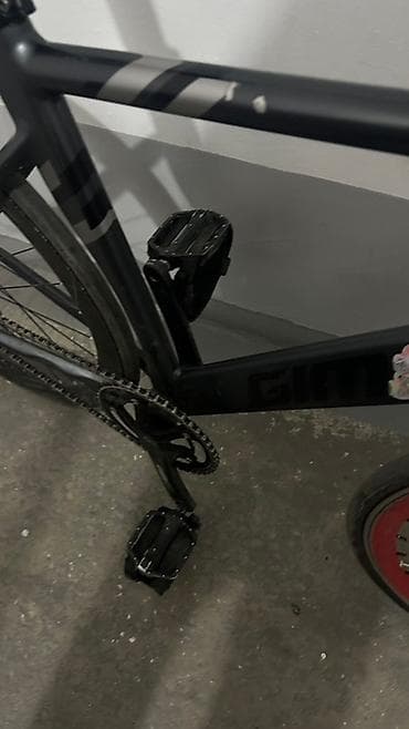 фикс джикс: Велосипед Fixed Gear в черном цвете с красными ободами — 7