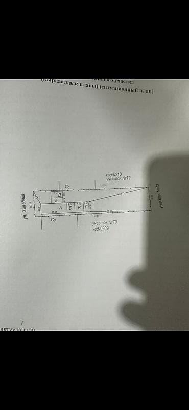 продажа дом жалал абад: 6 соток, Для строительства, Красная книга — 3