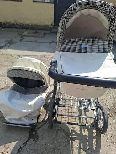 качан: Коляска-люлька для новорождённого - Классическая люлька на — 7