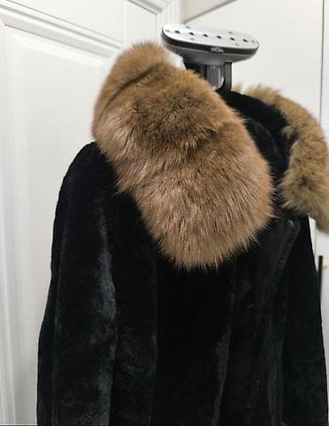 Шуба, Соболь, По колено, С капюшоном, M