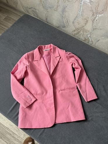 Женский жакет розового цвета - Классический крой с английскими