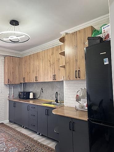 osh flat: 2 комнаты, 60 м², Городская больница №4 (ул. Айни) 4 этаж, Евроремонт — 6