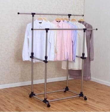 напольные: Гордеробная вешалка напольная Грузоподъёмность: 60кг. Высота: 1,60см — 4