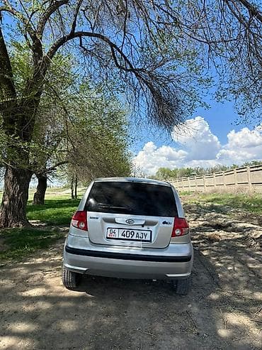 атбашы авто: Hyundai Getz: 2002 г., 1.3 л, Кол менен иштөөчү, Бензин, Хетчбек — 10