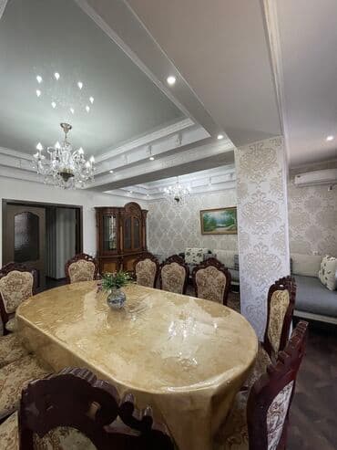 Посуточные квартиры Бишкек: 4 комнаты, Душевая кабина, Постельное белье, Кондиционер