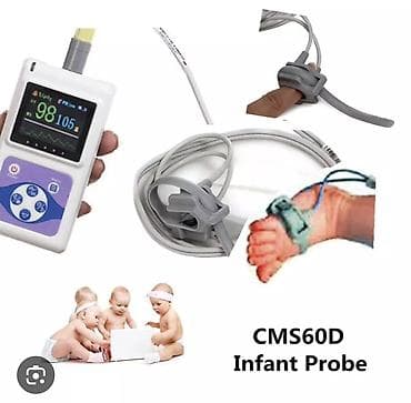 Глюкометры: Пульсоксиметр портативный CMS60D с неонатальным датчиком Описание: - — 2