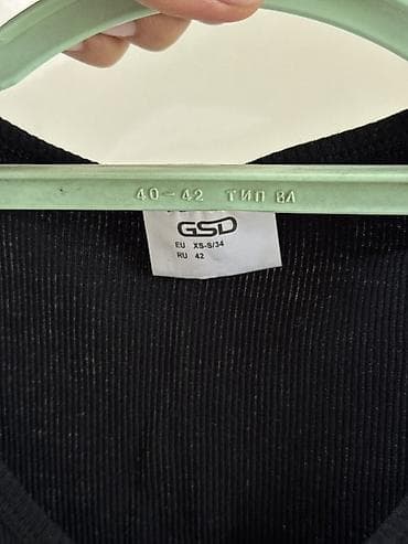 Майка, Трикотаж, Бретельки широкие, XS