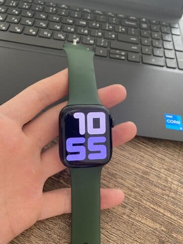 apple watch 3 series: Продаю apple watch 7 серии, 45 мм. Акб 81%, оригинальный ремешок + — 1