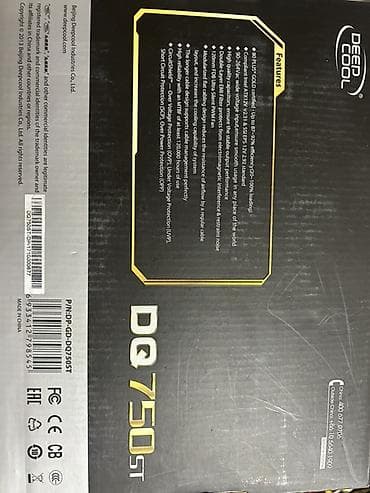 Техника жана электроника: Азыктандыруу блогу, Колдонулган, DeepCool, 750 Вт, Gold, 750 Вт — 2