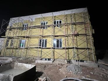 строительных отделочных работ: Утепление фасада, Ремонт фасада, Фасадный декор | Жидкий травертин, Сайдинг, Сары-Таш | Penoplex, Базальт, Пенопласт Больше 6 лет опыта — 10