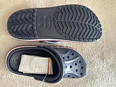 Босоножки, сандалии, шлепанцы: Мужские сандалии, 39, Crocs, Новый, цвет - Синий, Самовывоз — 5