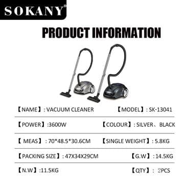 мощные пк: Пылесос, Стандартный, Сухая, Мешок — 6