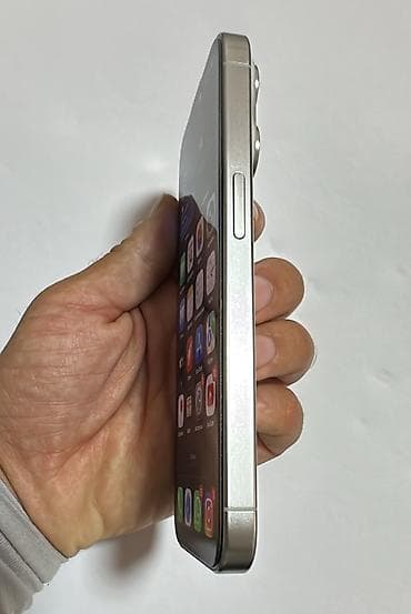 Уюлдук телефондор жана аксессуарлар: IPhone 15 Pro, Колдонулган, 256 ГБ, White Titanium — 5
