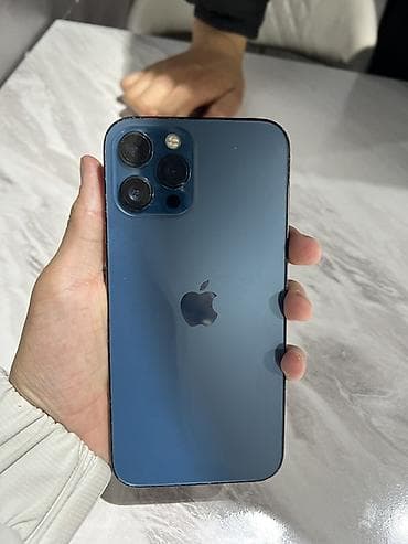 айфон хм мах: IPhone 12 Pro Max, 128 ГБ, Pacific Blue, 71 % — 3