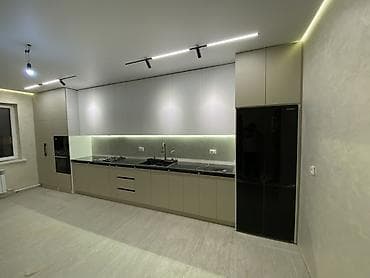 silver kitchen: Кухонный гарнитур и шкаф-купе на заказ - Современная линейная кухня — 3