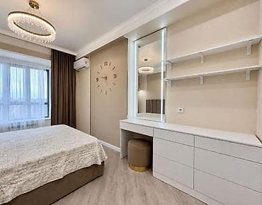 2 bedroom: 2 комнаты, Ала-Арча ТРЦ Агентство недвижимости, Без животных, от 1 года, С мебелью полностью — 4