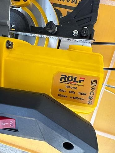 Ручные инструменты: Торцовочная пила ROLF TOP-210Q - Диаметр диска: 210 мм (210×2.5 — 4
