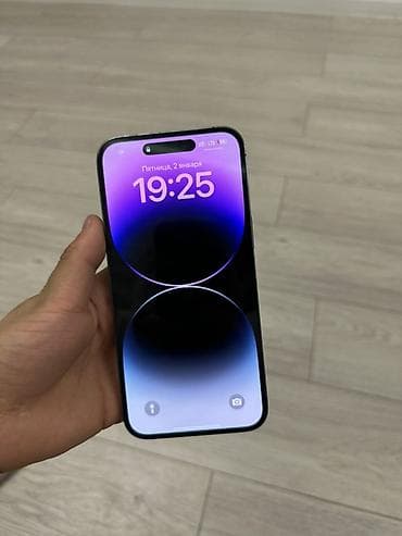 iphone 14 plus: IPhone 14 Pro, Б/у, 512 ГБ, Deep Purple, 60 % — 1