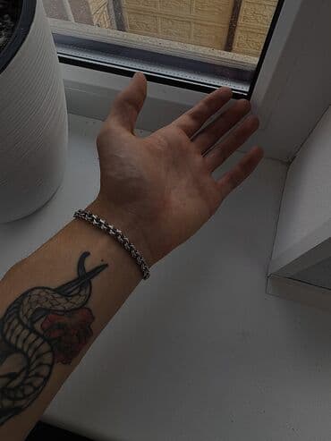 Спецодежда: 🌀 Шикарный браслет из серебра с плетением «Бисмарк» 💎 Станет стильным — 1