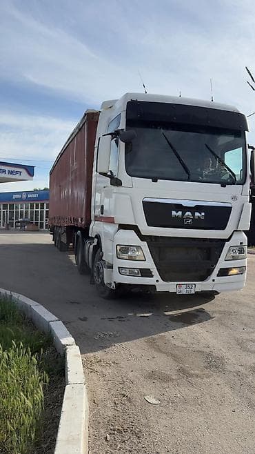 MAN TGX 540 2009г ретардер заводской ленивец, энша, Полуприцеп