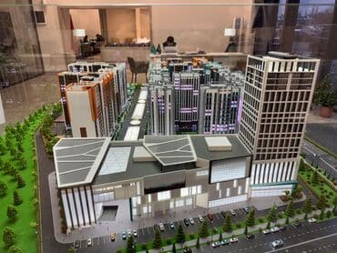 ихлас джал'' камера 1: 1 комната, 54 м², Элитка, 7 этаж, ПСО (под самоотделку) — 1