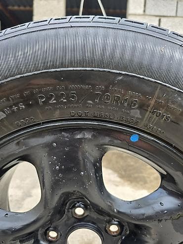 bvd e2: Колеса в сборе 225 / 70 / R 16, Всесезонная, Б/у, Комплект, Внедорожные (АТ/МТ), Железные, отверстий - 5 — 1
