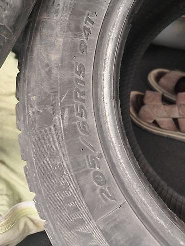бир: Шиналар 205 / 65 / R 15, Кыш, Колдонулган, Жуп, Жеңил унаалар, Кытай, GoodYear — 6
