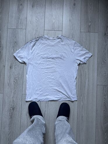 armani: Мужская футболка, L, Armani, Б/у, цвет - Белый, Самовывоз, Платная доставка — 2