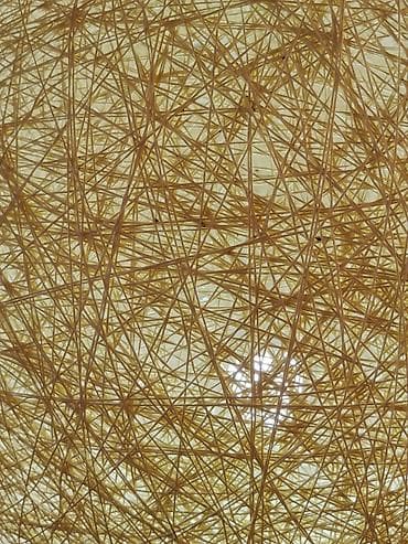 string art: Подвесной светильник-шар из нитей - Форма: сферический абажур — 2