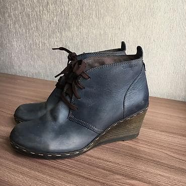 Сапоги, 38, Tamaris, Б/у, цвет - Синий, Самовывоз, Платная доставка