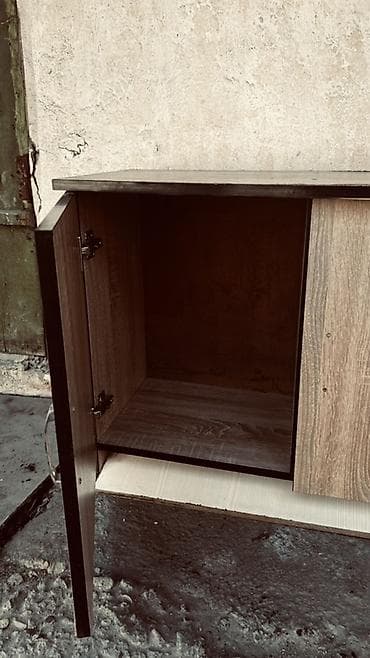 Офисная мебель: Тумба для вещей и одежды, Без зеркала, ЛДСП, цвет - Коричневый — 2