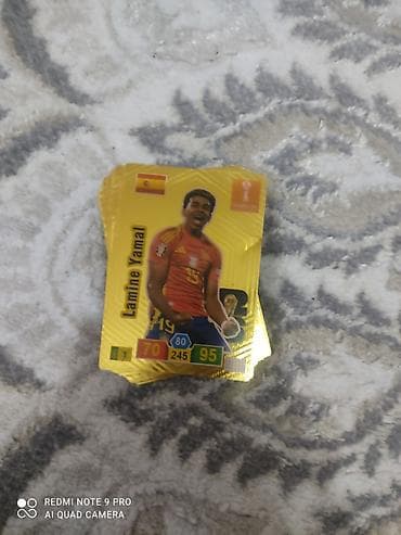 испания: Коллекционные футбольные карточки (блестящие/золотистые) с — 1