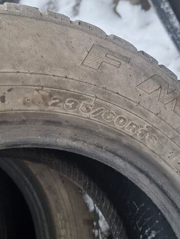 железные диски на пассат б3: 235/60/16 зима
протектор больше 50% — 2