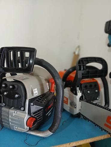 строительный: Бензопила (бензиновая цепная пила), комплект. 🔥 Описание: - Корпус — 5