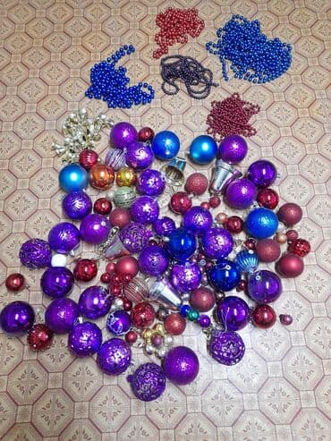 ковры круглые: Продаю ёлочные игрушки! много всяких размеров.цена 1000 сом.безторга — 4