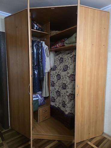 bed: Шифоньер, шкаф для одежды, Угловой, ЛДСП — 2