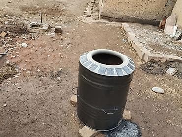 Тандыр в металлическом кожухе - Тип: переносной тандыр (вертикальная — 9